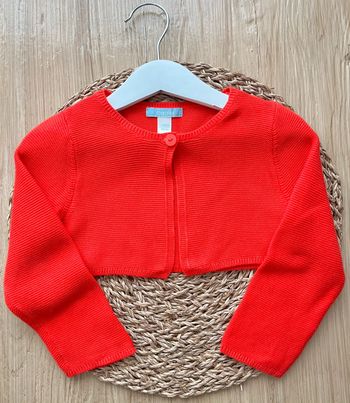 Boléro tricot rouge Obaïbi