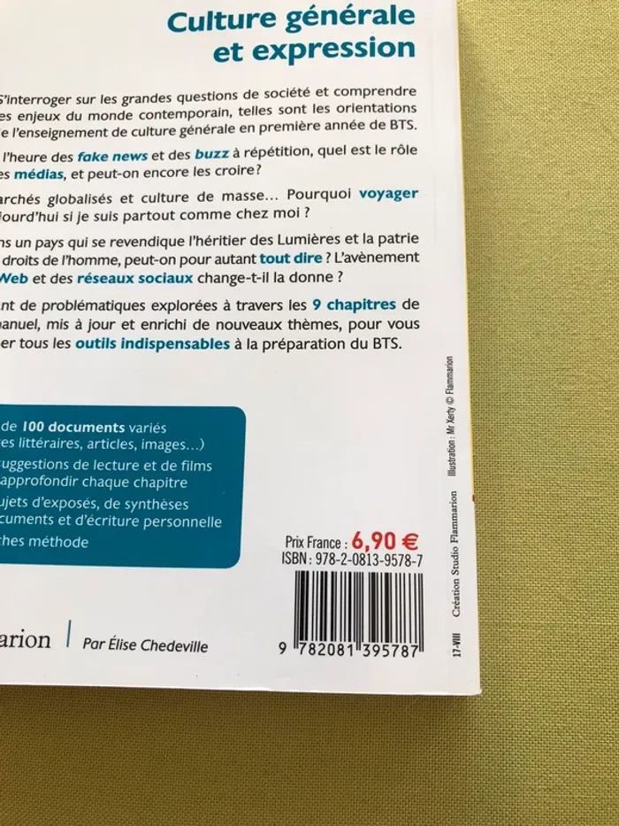 Cahier livre culture générale et expression bits 1ere année - photo numéro 3