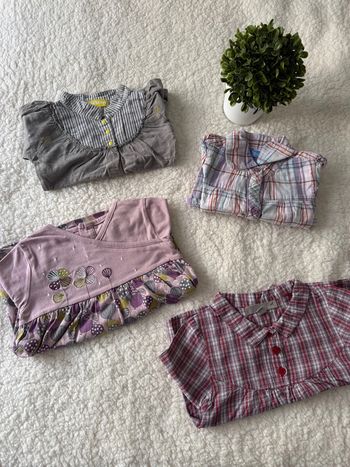 Blouse manche longue et tunique fille