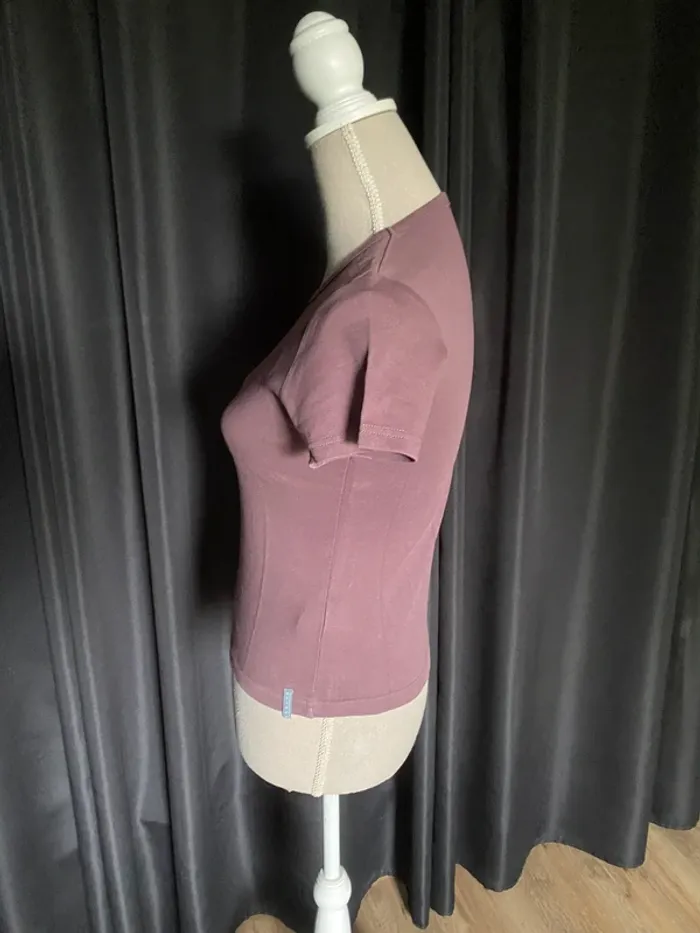 T-shirt de sport violet prune Domyos - photo numéro 4