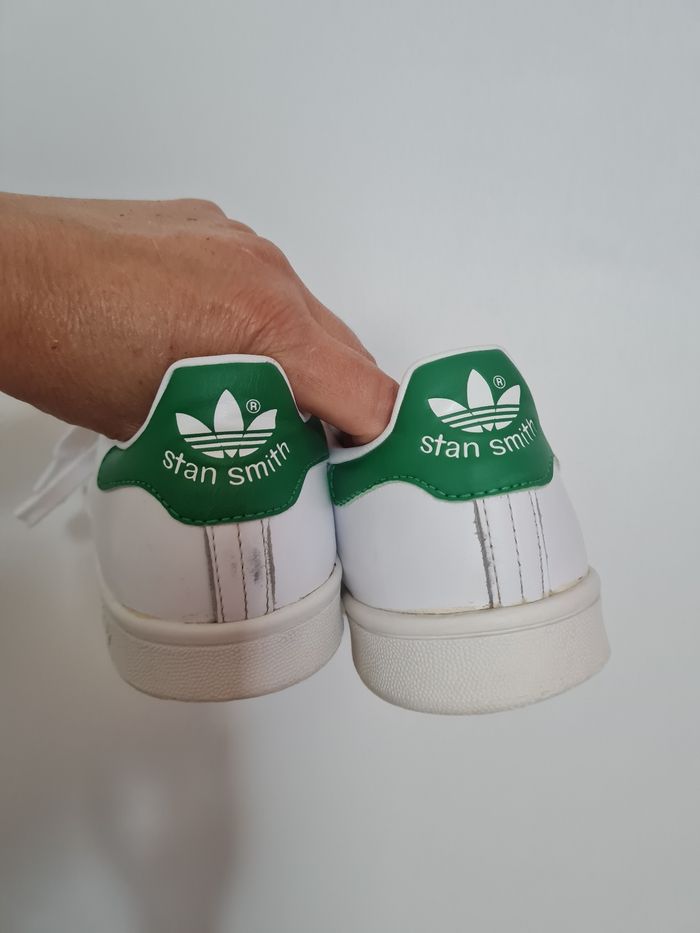 Stansmith blanche et verte - photo numéro 10