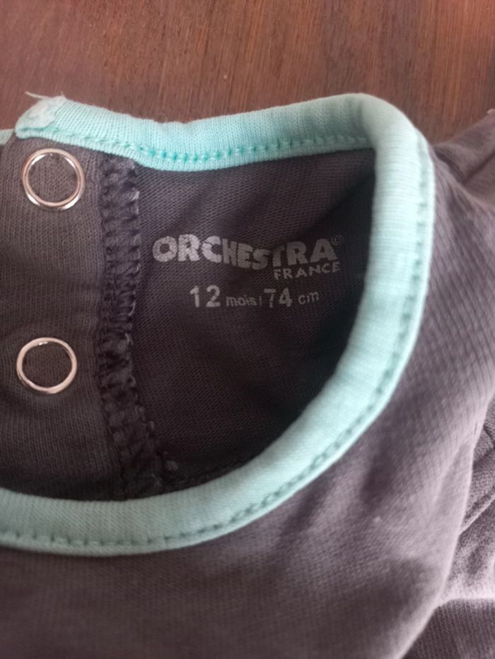 T-shirt M.L. Orchestra 12mois 74cm - photo numéro 4