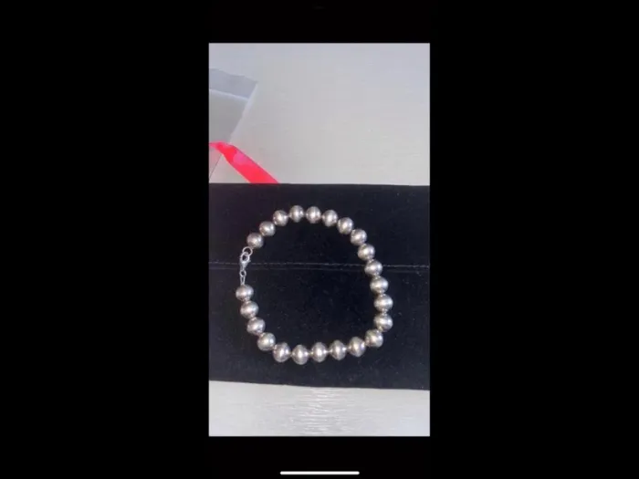 bracelet perle argent Una Storia 19,5 cm - photo numéro 2