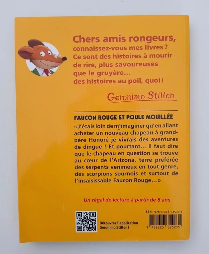 Geronimo Stilton 74 Faucon Rouge et Poule Mouillée - photo numéro 2