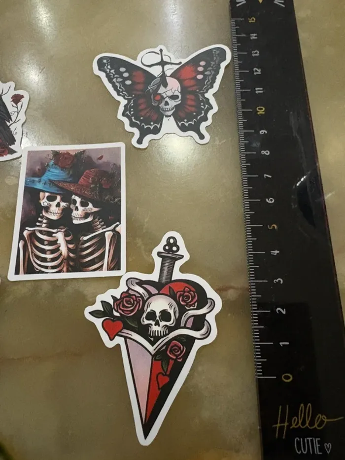 Stickers gothique 5 pièces - photo numéro 2