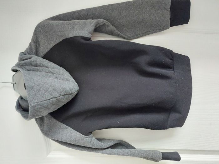 jogging survêtement noir et gris 10 ans - photo numéro 2