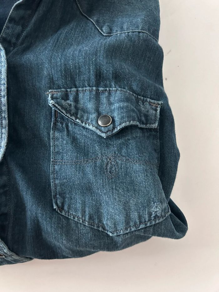 Chemise en jean Ralph Lauren – Taille S - Bleu denim - vintage - photo numéro 7