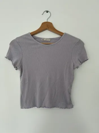 Top côtelé femme Stradivarius