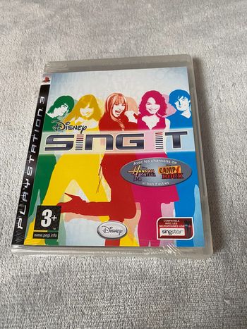 Jeu vidéo PlayStation 3 disney sing it (hannah Montana , camp rock)