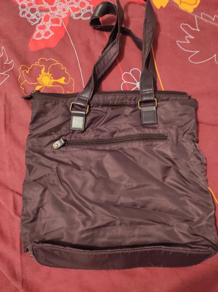 Sac violet très bon état - photo numéro 2