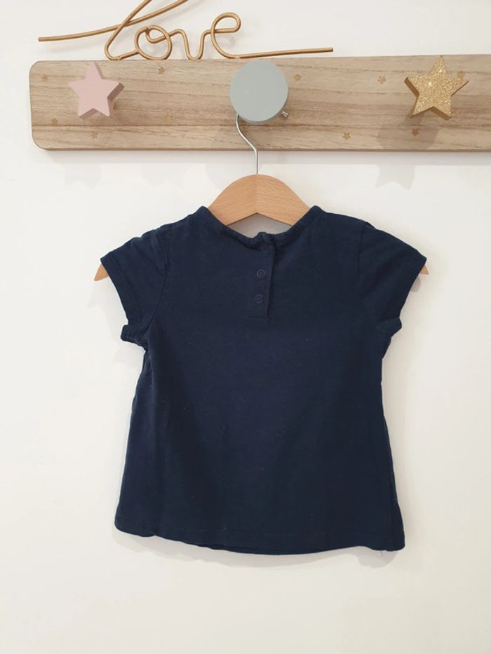 T-shirt bleu - photo numéro 4