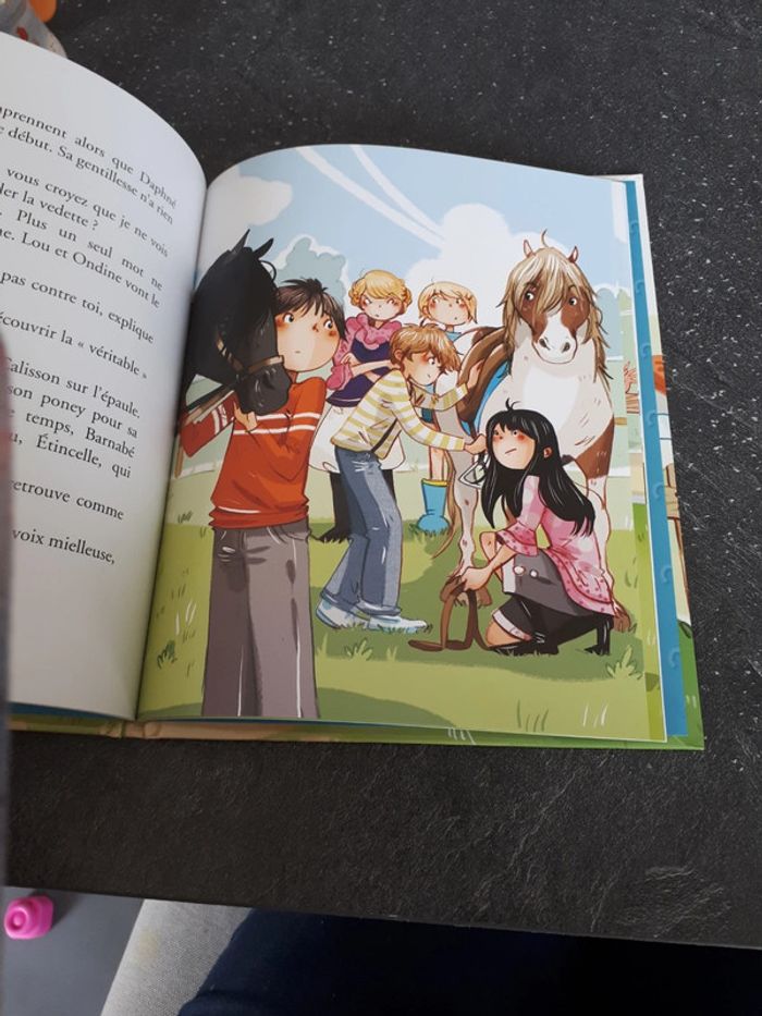Livre état neuf aventures au poney-club, un tournage mouvementé - photo numéro 4
