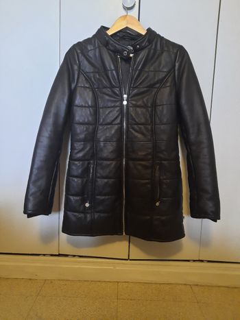 Manteau cuir