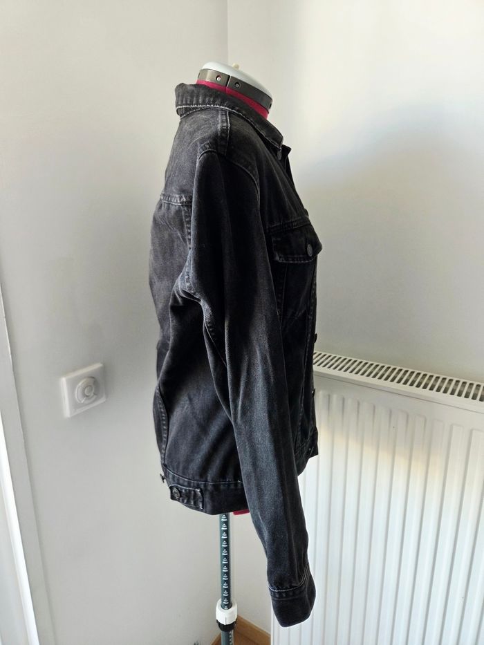 Veste en jean noir taille XS H&M - photo numéro 2