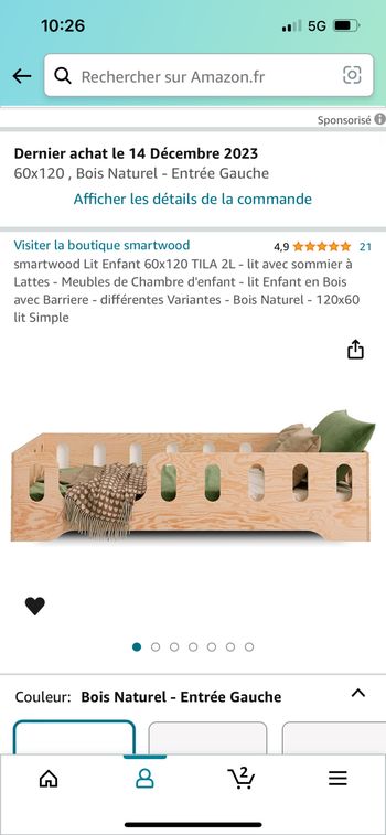 Lit Bébé + Matelas + Parures