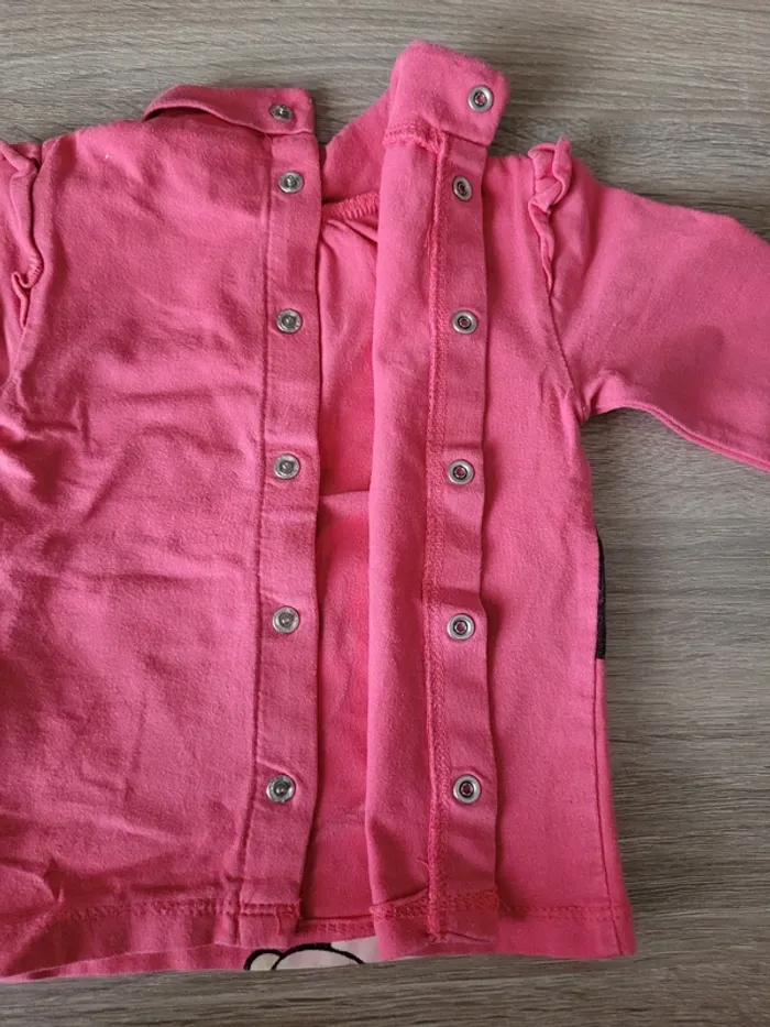Lot de 3 sous-pulls fille en 9 mois - photo numéro 4