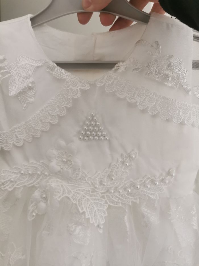 Robe blanche cérémonie 9 mois - photo numéro 4