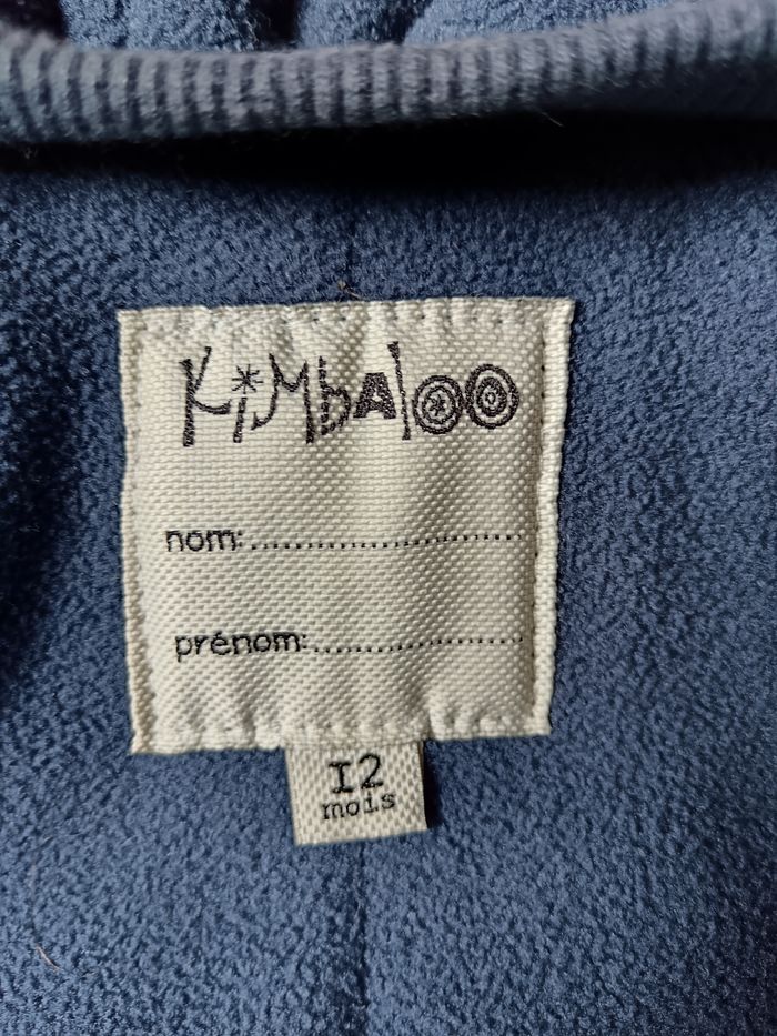 Blouson rouge garçon 12 mois Kimbaloo - photo numéro 4