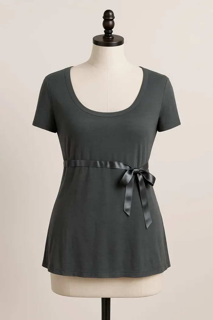 Tee shirt manche longue gris Naf Naf Taille L - photo numéro 2