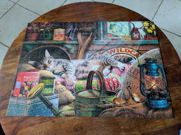 Magnifique puzzle XL Repos du chat Gibsons 500 pièces - photo numéro 2
