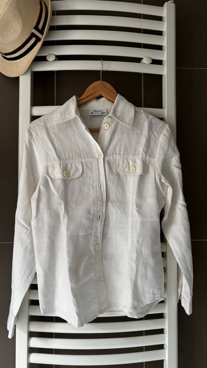Chemise en lin Femme je vous aime Taille 38