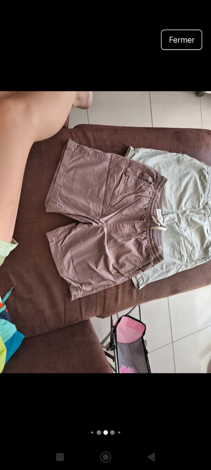 Lot de 4 shorts été homme - S - photo numéro 6