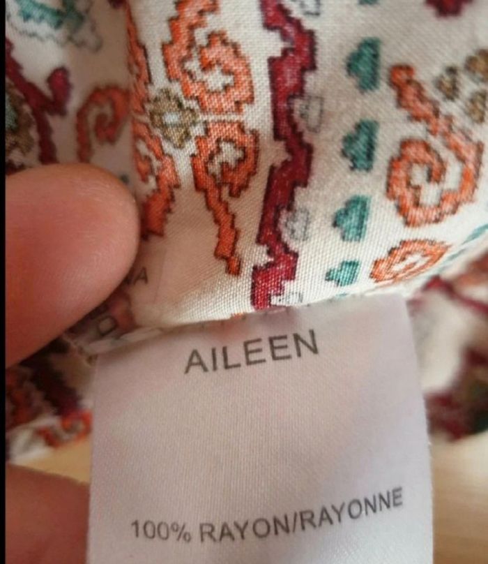 Blouse " Aileen" imprimée en T.L(40) - photo numéro 10