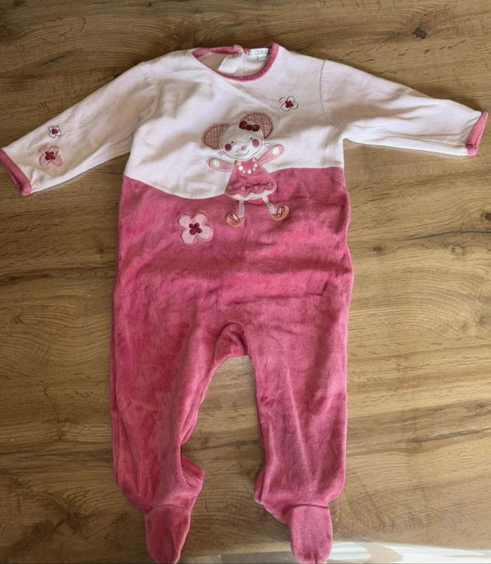 Lot de 3 grenouillère 12mois fille - photo numéro 2