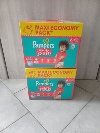 Couches pampers pants Taille 6
