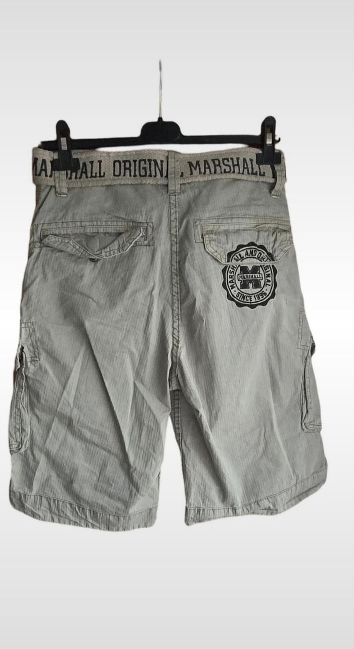 Bermuda homme us marshall  gris T.XS - photo numéro 2