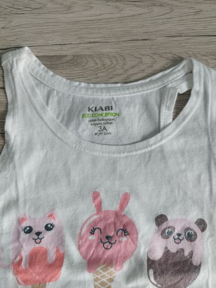 Débardeur blanc fille 3 ans - photo numéro 3