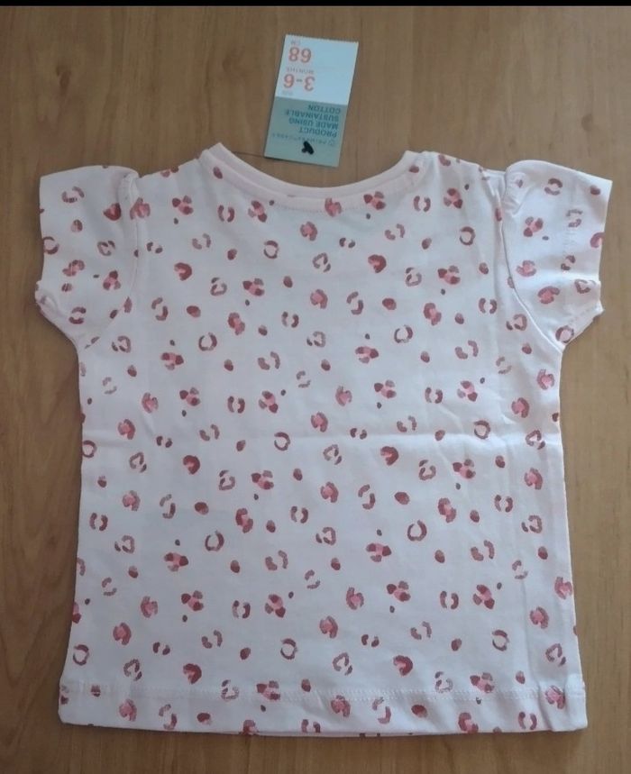 Lot de 2 Hauts manches courtes Neuf avec étiquette 3-6 mois fille Primark - photo numéro 5