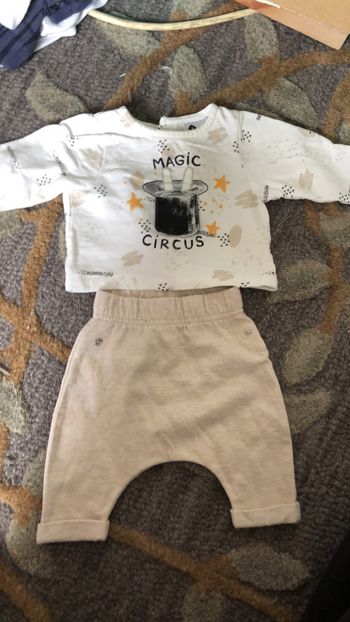 Ensemble bébé garçon 1 mois grain de blé