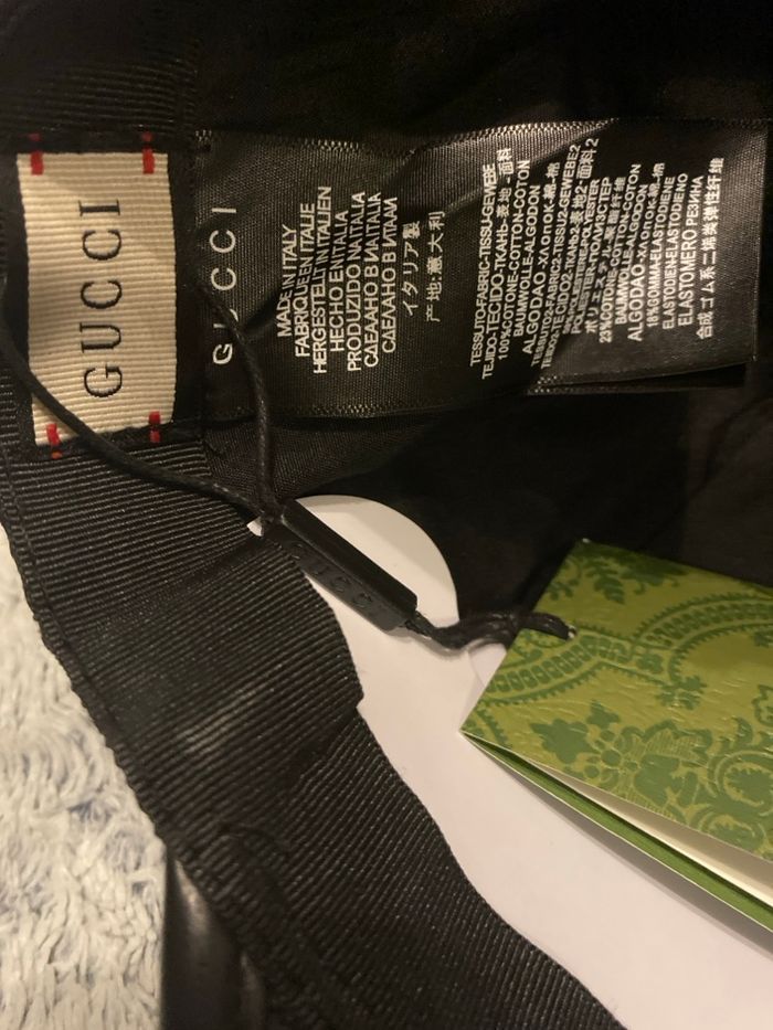 Casquette noir gucci - photo numéro 5