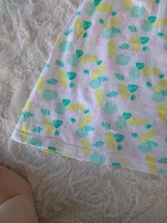 Ensemble (tunique/robe+boomer/short) Fille 3 mois Ananas Orchestra - photo numéro 6