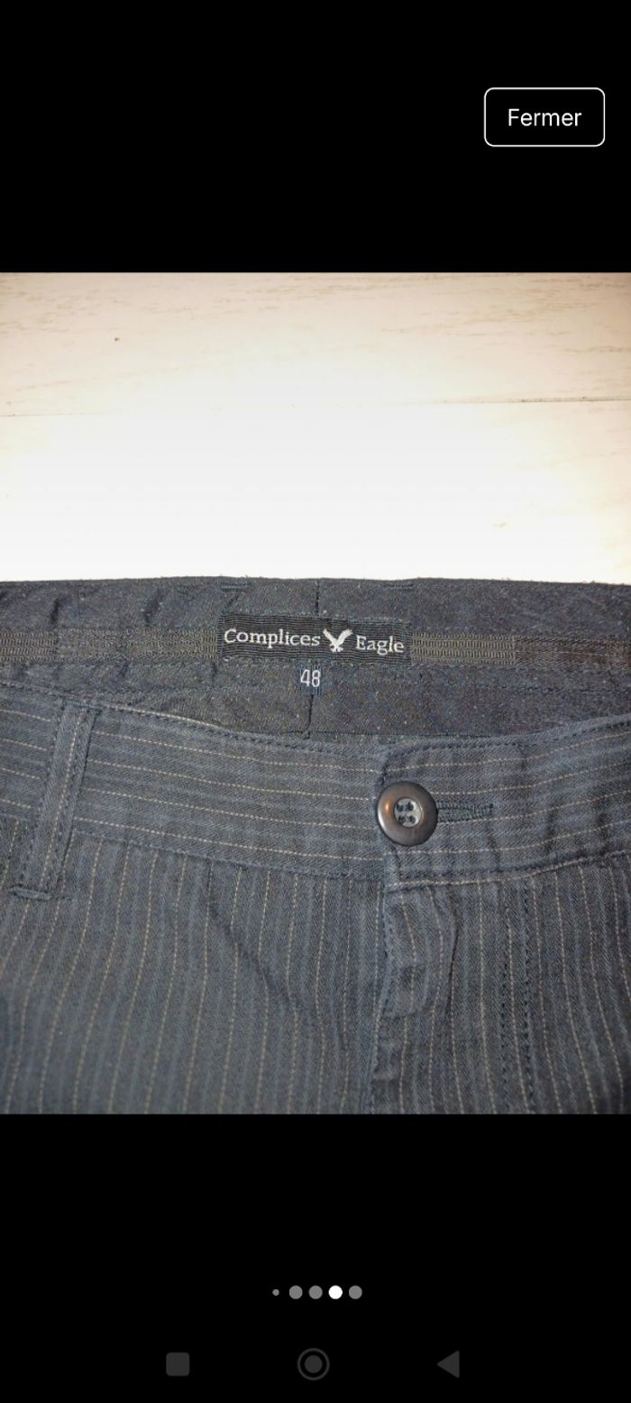 Pantalon gris foncé homme ☘️ - photo numéro 5