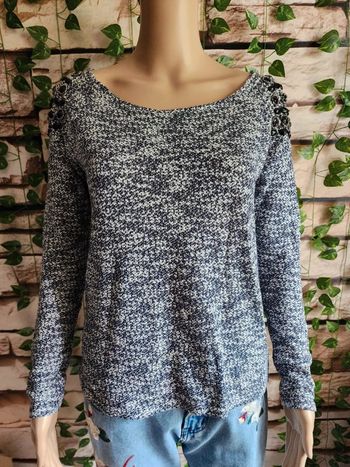 🌸T-shirt ML Gris Émilie Collection Taille 36🌸