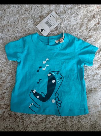 T-shirt garçon dpam en 3 mois (59cm)