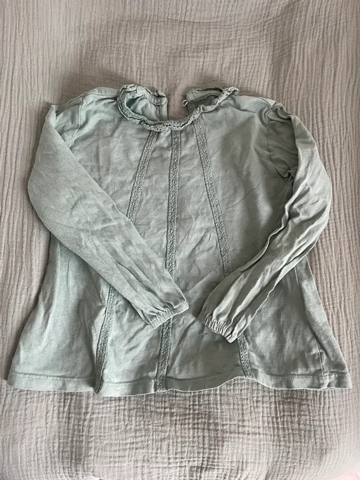 TEE shirt vert Vertbaudet 4 ans