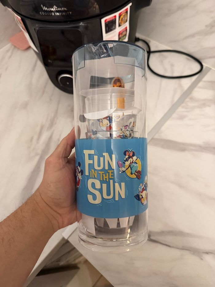 Carafe eaux avec verre Disneyland Paris - photo numéro 2
