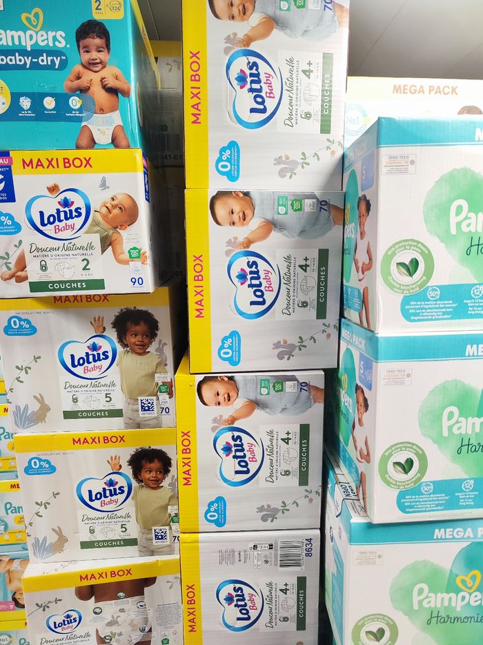Lotus couches taille 4+ 2 cartons