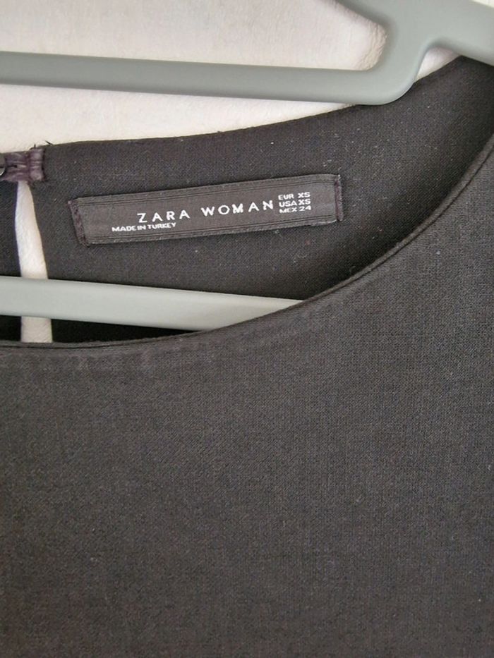 Robe noire zara woman - photo numéro 3