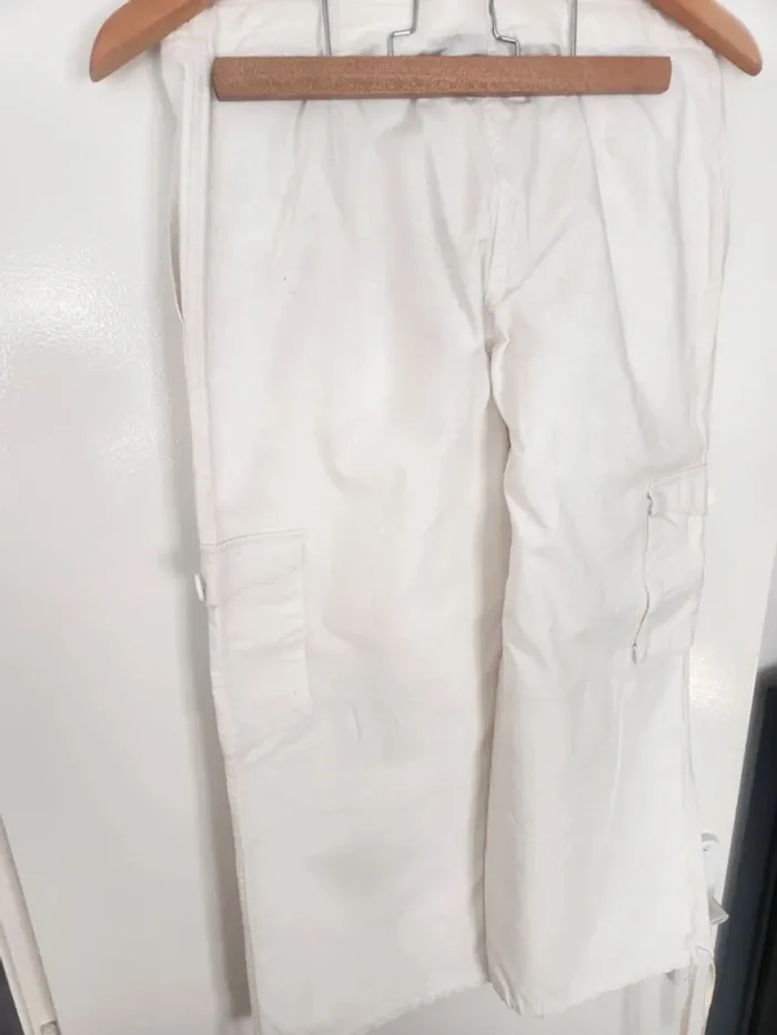 Joli pantalon blanc été femme Kiabicasual taille 38 - photo numéro 6