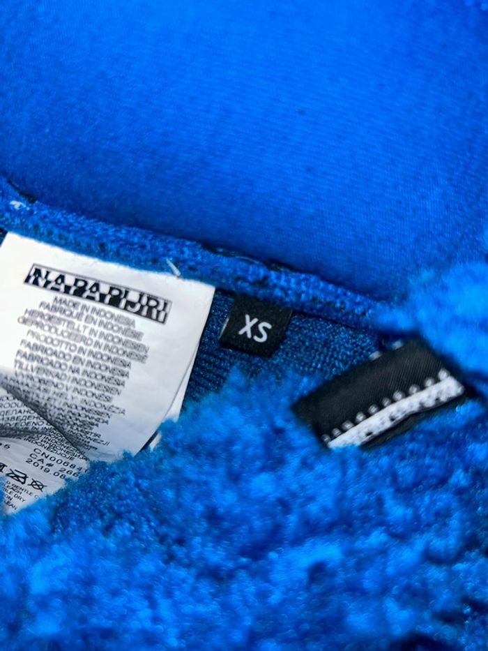 Napapijri fleece Sherpa hoodie fluffy - photo numéro 6