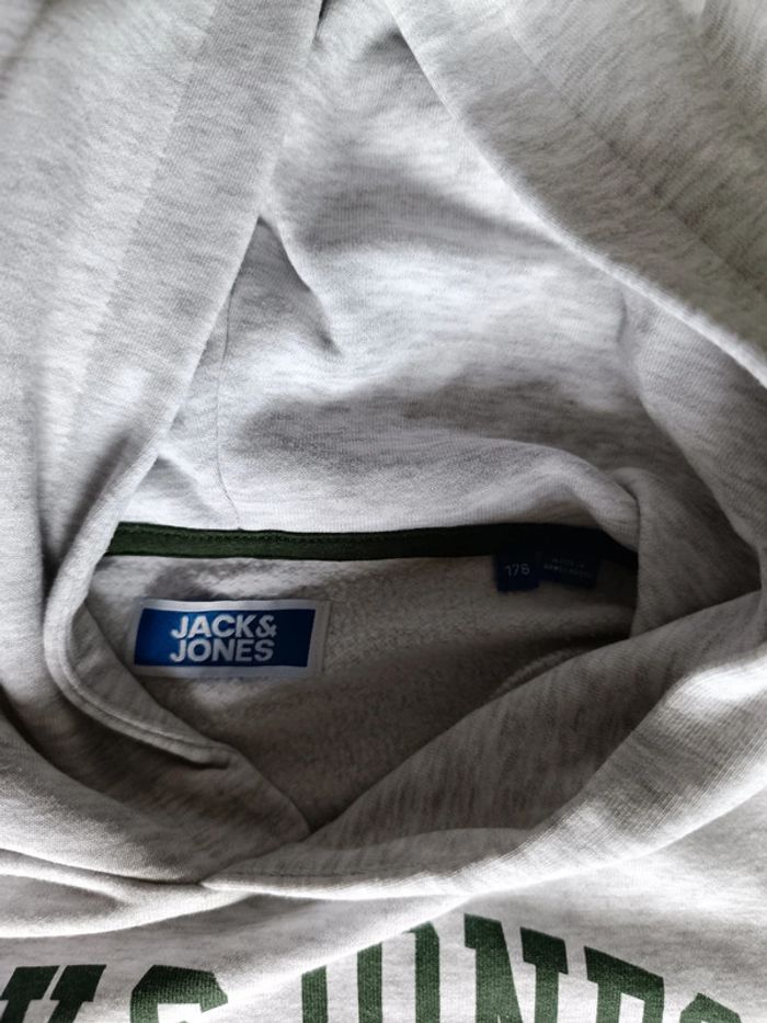 Sweat à capuche Jack & Jones taille 16 ans - photo numéro 2