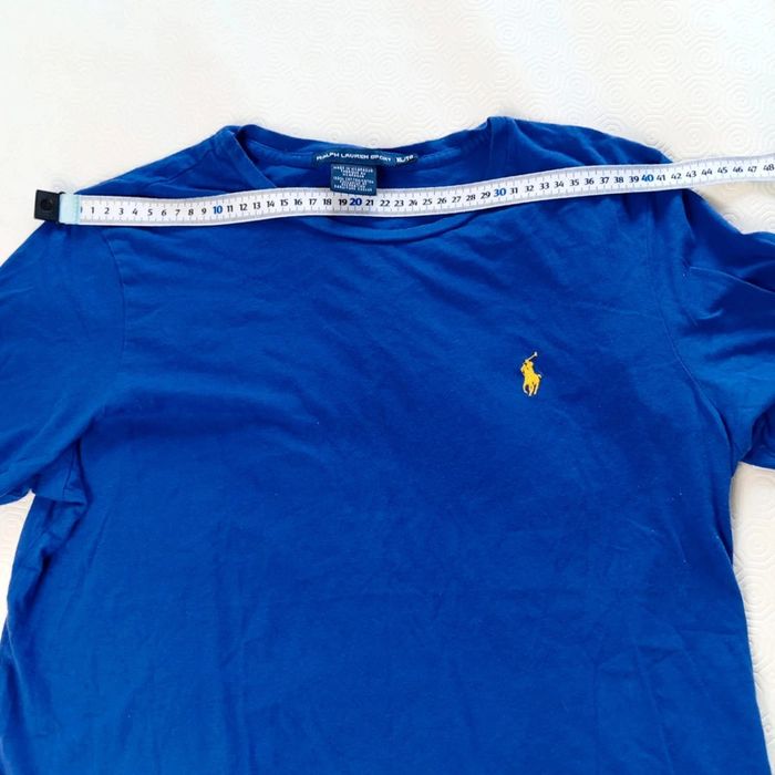 T-shirt Ralph Lauren Sport Taille XL Enfants Couleur Bleu - photo numéro 5