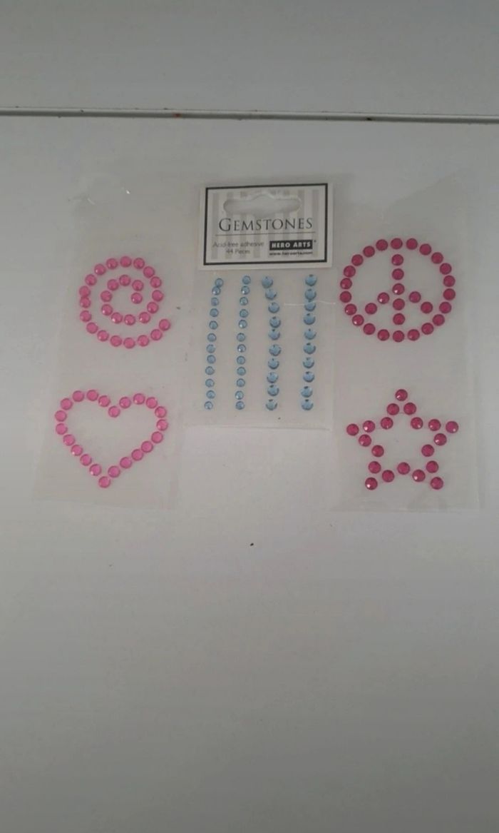 Lot de stickers strass