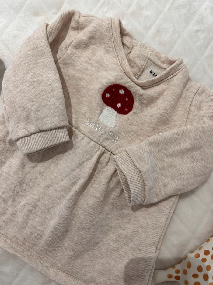 Robe sweat, Kiabi, 3 mois - photo numéro 2