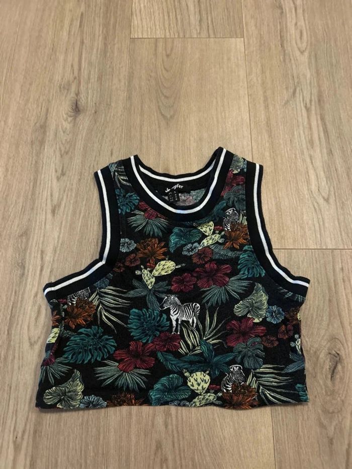 Crop top sans manches Jennyfer taille S