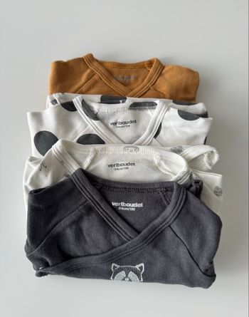 Lot de 4 bodies Vertbaudet